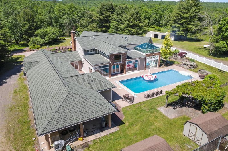 174 Acre Luxury Mansion Rental with Private Pool in Poconos PA (1700