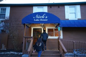 Entrance of Nick Lake House Restaurant Lake Harmony