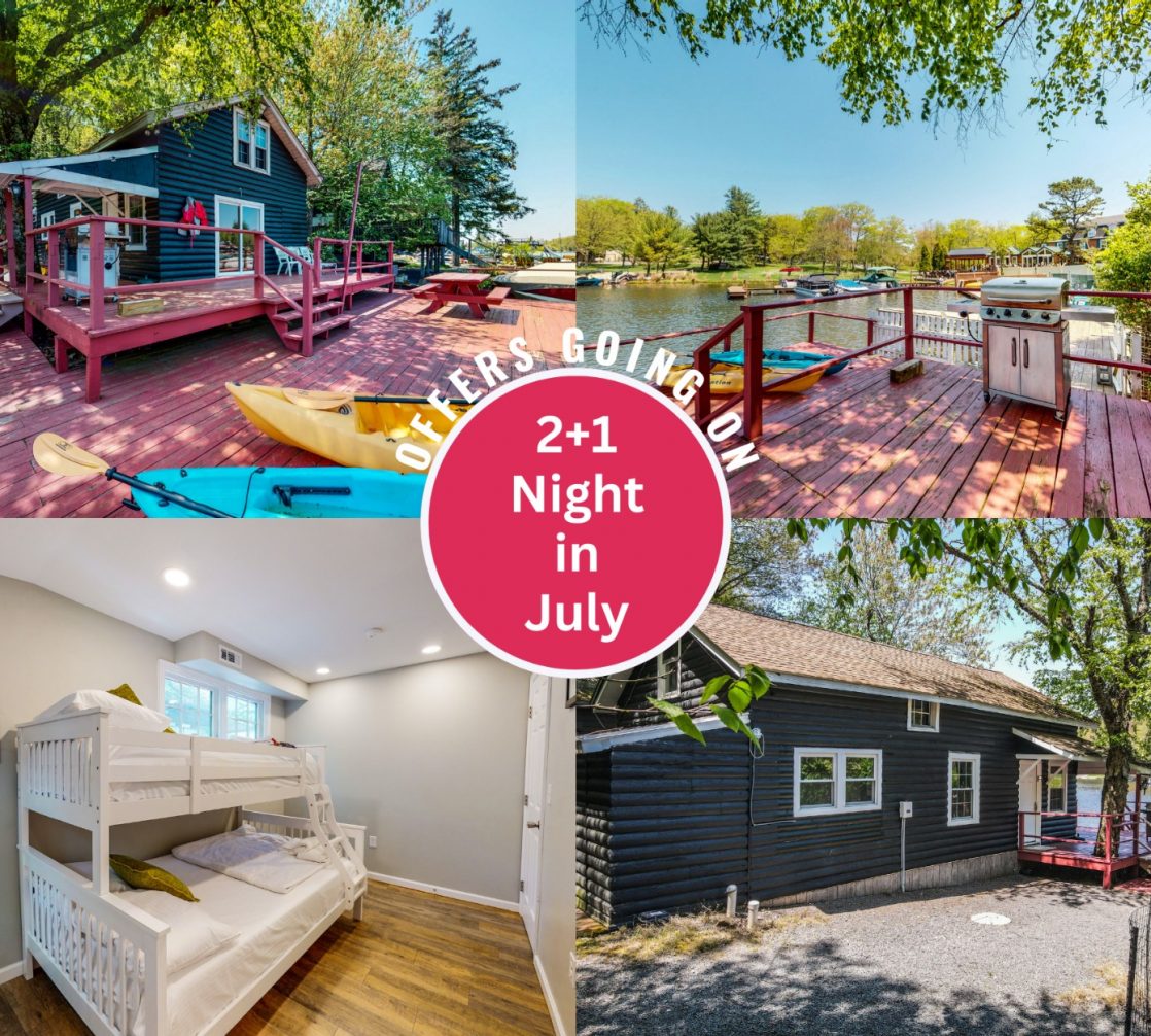 Twin House Lakefront Cottage in Lake Harmony HolidayKeepers