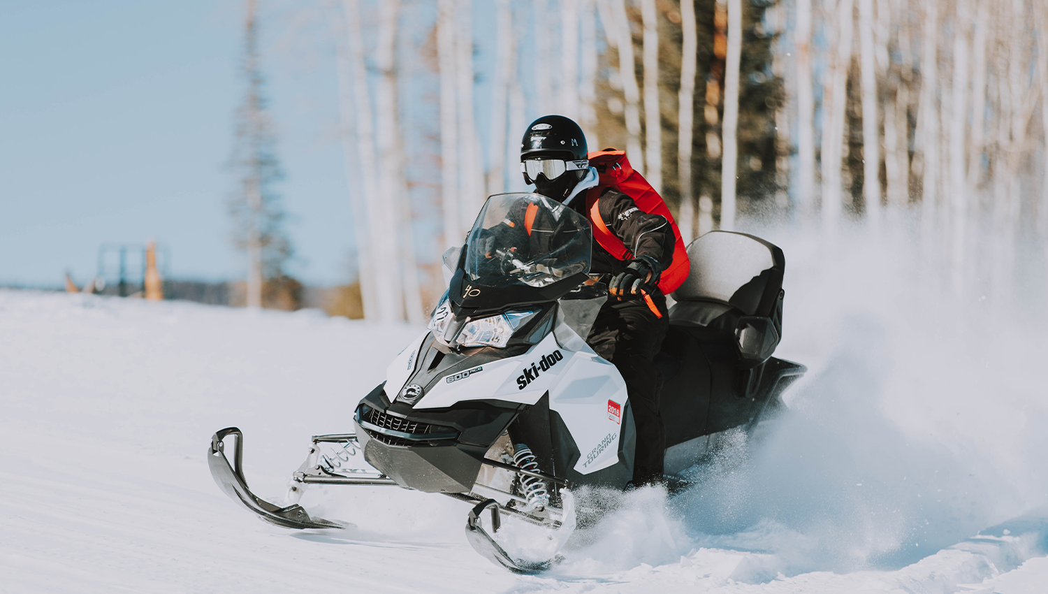 snowmobiling