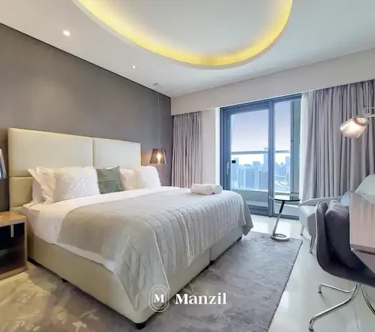 holidaykeepers Manzil - Cozy 1BR in Paramount w Burj Khalifa View